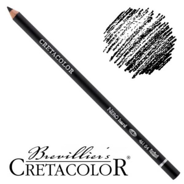 Cretacolor Nero olejový uhel v tužce tvrdý