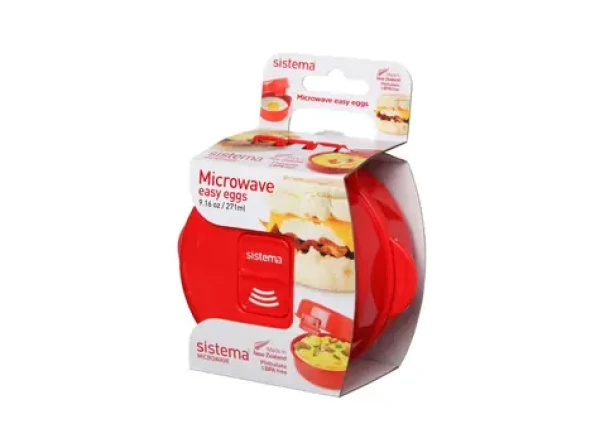 Sistema Microwave easy eggs Dóza na vaření vajec 271 ml červená (9414202011176)