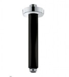 KLUDI - A-Qa Sprchové rameno stropní 15 cm, chrom/matná černá 6651587-00