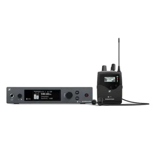Sennheiser ew IEM G4 / Bezdrátový in-ear monitoring systém / 516-558 MHz / dosah 100 m / doba provozu 4-6 h (ew IEM-G4 A Souprava pro zpětný odposlec)