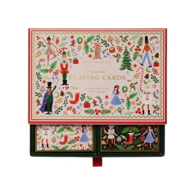 Rifle Paper Co. Hrací karty Holly Jolly Nutcracker, multi barva, papír