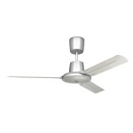 CasaFan CLASSIC ROYAL 180 BA Lack weiß/lichtgrau stropní ventilátor, 66 W, (Ø x v) 180 cm x 305 mm, hnědá (matná), 51802