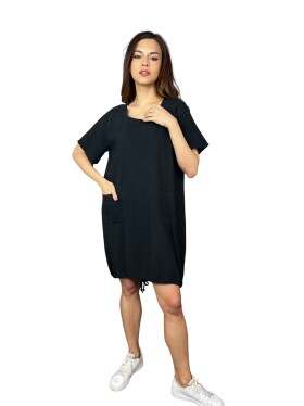 HOSH Šaty Rima Velikost: UNI, Barva: Černá