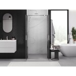 MEXEN - Exo sprchové dveře křídlové 90, transparent, chrom 814-090-000-01-00