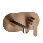 REA - Podomítková umyvadlová baterie Arcos Brush Copper REA-B6976