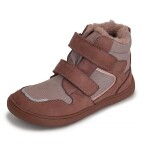 Dívčí zimní barefoot boty DAXI OLD PINK, Protetika, starorůžová - 23