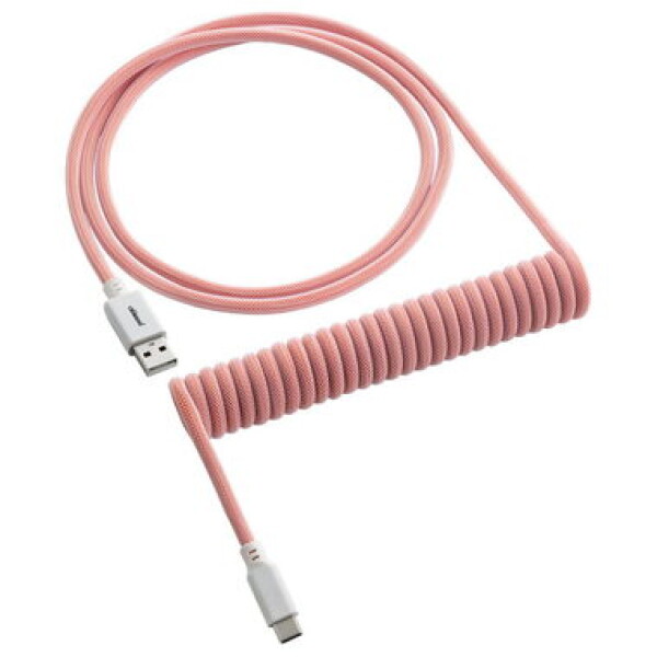 CableMod Classic Coiled Keyboard Cable USB-C - USB-A 1.5m Orangesicle / Kabel pro klávesnici (CM-CKCA-CW-OW150OW-R)