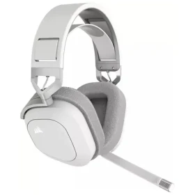 Corsair HS80 Max Wireless bílá / Bezdrátová herní sluchátka / mikrofon / USB-A bezdrátový vysílač (CA-9011296-EU)