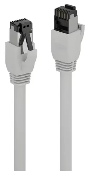 Lindy Cat8.1 S/FTP 0,5m šedá / Síťový kabel / LSZH / RJ-45 (47441)