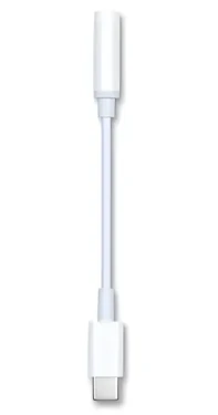 2GO bílá / Audio adaptér / USB-C na 3,5mm jack / 20 cm (797008)