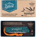 GENTLEMEN'S HARDWARE Multifunkční zavírací nůž Wilderness Multi Tool, multi barva, kov