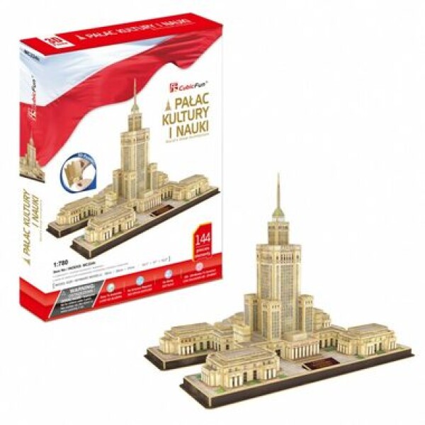 CubicFun 3D puzzle Palác kultury a vědy 144 ks