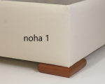 Postel Dona Nožičky: A - přírodní barva, Rozměr: 160 x 200 cm, varianta nožiček: noha 6