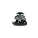 Shapen Sheen Black&Silver mokasíny