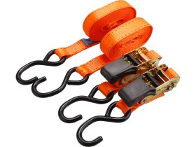 Pásy upínací ráčnové s háky, sada 2ks, 5m x 25mm, max. 800kg, PES, EXTOL PREMIUM 8861136
