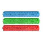 Pravítko KEYROAD Flexi, 20 cm mix