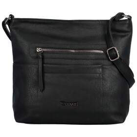 Trendová dámská koženková crossbody kabelka Amilys, černá