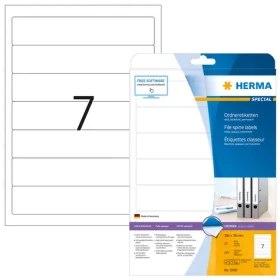 HERMA etikety na pořadače A4 / 192x38 mm / 25 listů (125458-HER)
