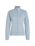 ICEBREAKER Wmns Merino 400 RealFleece Descender LS Zip, Zinc Blue (vzorek) velikost: S