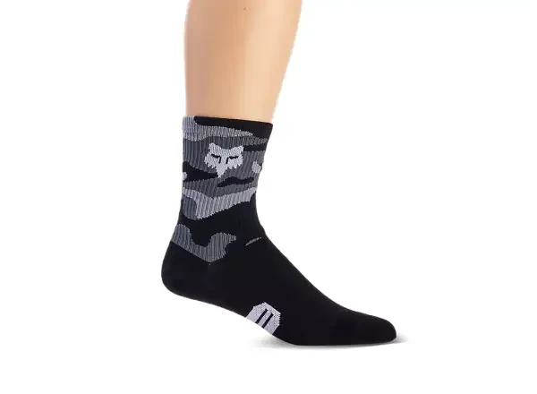 Fox 6" Ranger ponožky Black Camo vel. XS/S