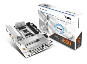 Sapphire PURE B850A WIFI7 / B850 / 4x DDR5 / PCIex16 / 1x 2.5GLAN / Wi-Fi7 / ATX (52123-11-40G)