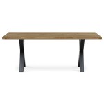 Jídelní stůl 200x100cm, masiv, dub, DS-X200 DUB