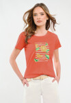 Volcano T-Shirt T-VALERY Coral