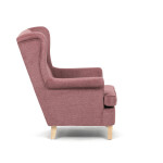 Křeslo ušák, růžová látka, AK-388 PINK2