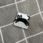 Pinarna.cz Černá kočička na home office - working from home / práce z domova