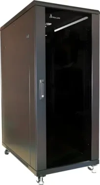 Extralink 37U 800x800 černá / Stojanový rozvaděč / 19" / Šířka 800 mm / Hloubka 800 mm / nosnost 800 kg (EX.14435)