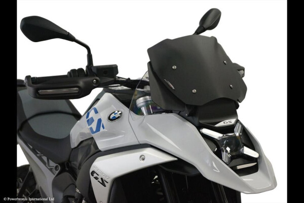 Bmw R1300Gs 24-26, R1200Gs Adventure 24-25 Adventure Sports plexi štít Powerbronze 260x350 mm - černá