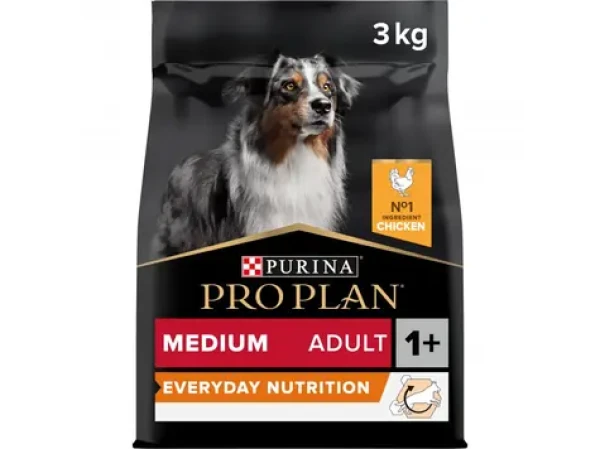 Purina Pro Plan Dog Everyday Nutrition Adult Medium kuře 3kg / Krmivo pro dospělé psy středních plemen (7613035114807)