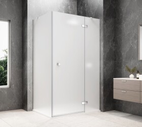 POLYSAN - GLOBE CHROME obdélníkový sprchový kout 800x1000, matné sklo, pravé GB1080-3415MRC