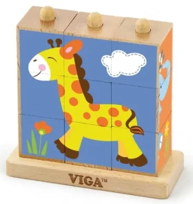 VIGA Nasouvací kostky Safari