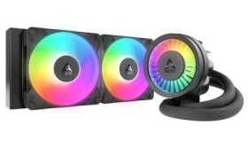 ARCTIC Liquid Freezer III 240 A-RGB černá / 2x 120 mm / Fluid Dynamic Bearing / 0.3 Sone / 200 - 1800 RPM / Intel + AMD (ACFRE00182A)