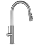 REA - Kuchyňská baterie Master Brush Nickel REA-B7205