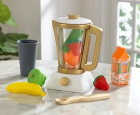 Kidkraft Mixér smoothie s příslušenstvím zlatá
