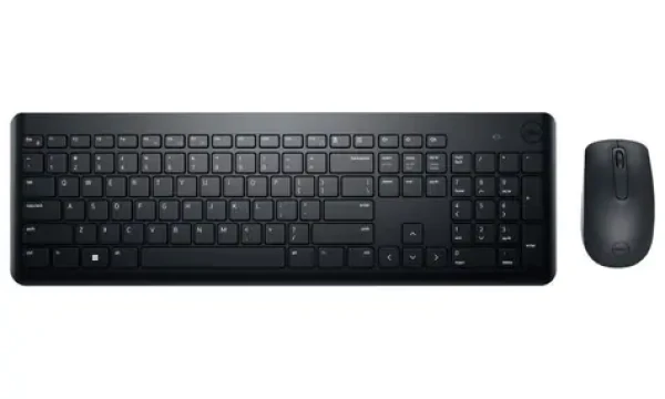 DELL KM3322W CZ/SK černá / Set bezdrátové klávesnice a myši / CZ/SK layout / USB adaptér 2.4GHz / 1000 DPI (580-BBJN)
