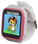 HELMER KW 801 růžová / Dětské chytré hodinky / 1.54" / 240 x 240 / microSD / fotoaparát (Helmer KW 801 P)