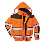 Bunda Hi-Vis Bomber Clasic C466 reflexní, oranžová 2XL oranžová