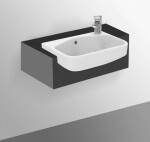 IDEAL STANDARD - i.Life S Umyvadlo polozápustné, 50x36 cm, s přepadem, otvor pro baterii vpravo, bílá T458801