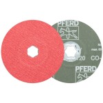 PFERD 42098003 COMBICLICK-Fleece-rounden-sada Ø125mm VRH A100C, 180M, 240F a PNER W F s CC-H-GT podpěrným talířem pro Fi