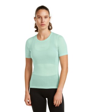 Dámské merino triko s krátkým rukávem ICEBREAKER Wmns 75 Cool-Lite Featherlight SS Crewe, Mint velikost: M