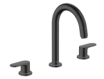 Hansgrohe Vernis Blend - Umyvadlová baterie s výpustí | 3-otvorová instalace matná černá (71553670)