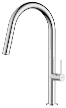 NOVASERVIS - Dřezová teleskopická baterie se sprškou Liquid, chrom BLQ8