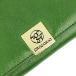 Luxusní dámská kožená peněženka Leonardo, zelený