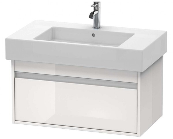 DURAVIT - Ketho Umyvadlová skříňka 41x80x46 cm, 1 zásuvka, lesklá bílá KT669002222