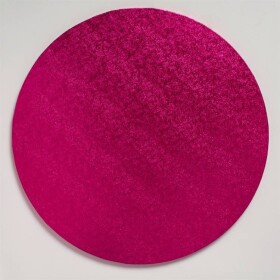 Culpitt Podložka pod dort PEVNÁ tmavě růžová kruh 35,5 cm 14" (1 ks)