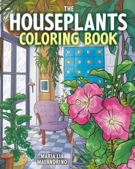 The House Plants, antistresové omalovánky, Maria Lia Malandrino