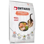 Ontario Cat Sterilised Salmon 6.5kg / Granule pro dospělé kočky (213-10777)